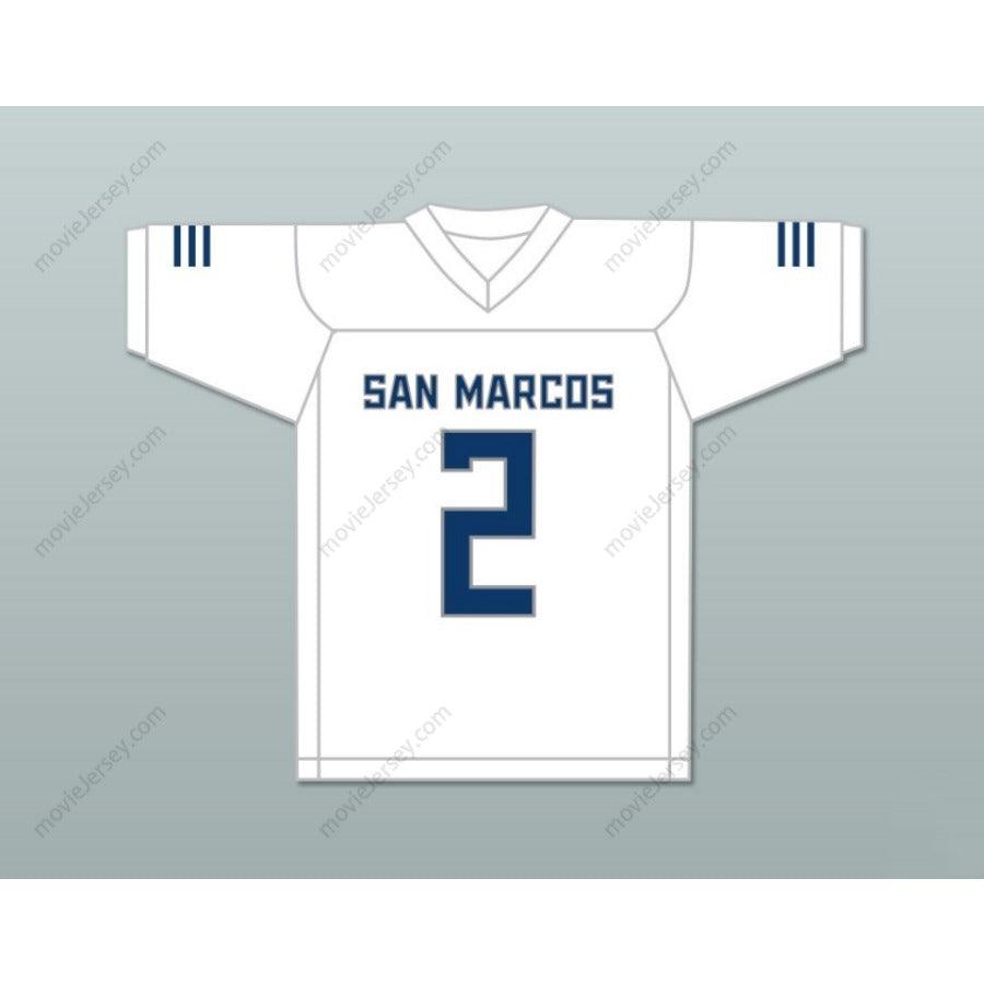 CUSTOM ANY Name Number KYLE PHILIPS 2 SAN MARCOS HIGH SCHOOL KNIGHTS Football Jersey Top Stitched S-6XL