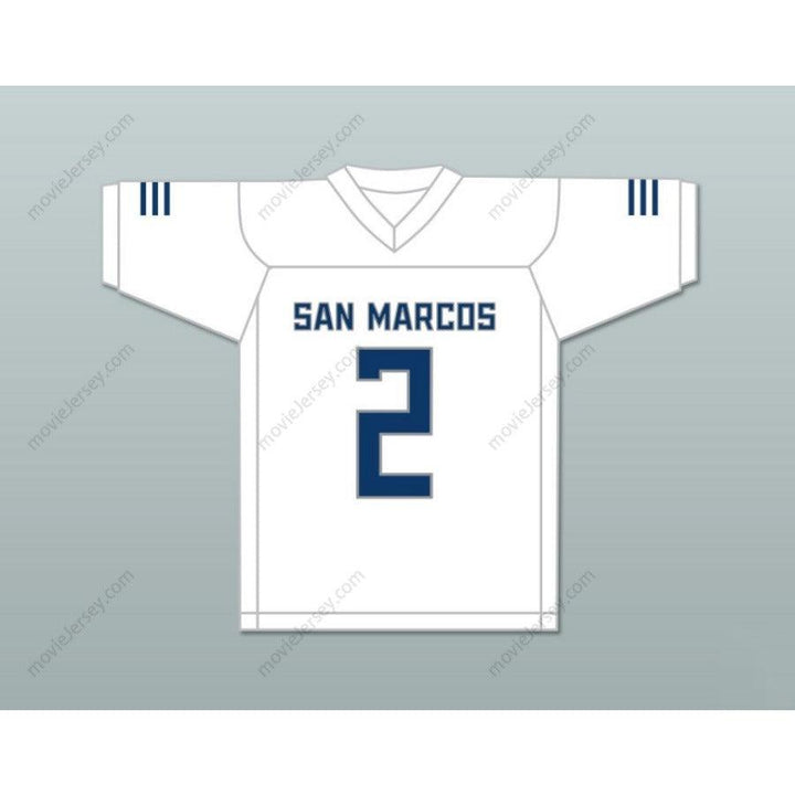 CUSTOM ANY Name Number KYLE PHILIPS 2 SAN MARCOS HIGH SCHOOL KNIGHTS Football Jersey Top Stitched S-6XL