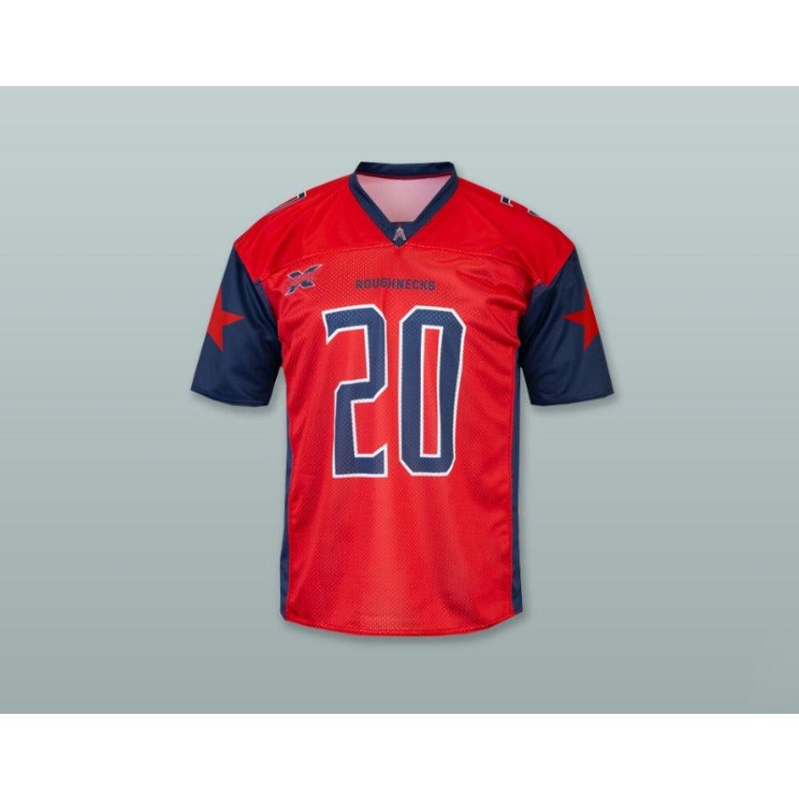 CUSTOM ANY Name Number HOUSTON 20 HOME RED Football Jersey Top Stitched S-6XL