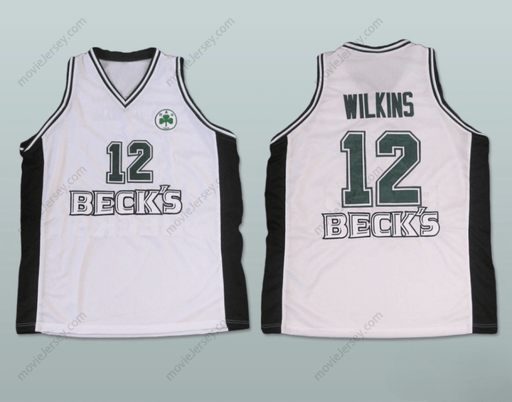CUSTOM ANY Name Number DOMINIQUE WILKINS BECK'S BASKETBALL JERSEY EUROPEAN ALL SIZES NEW Top Stitched S-6XL