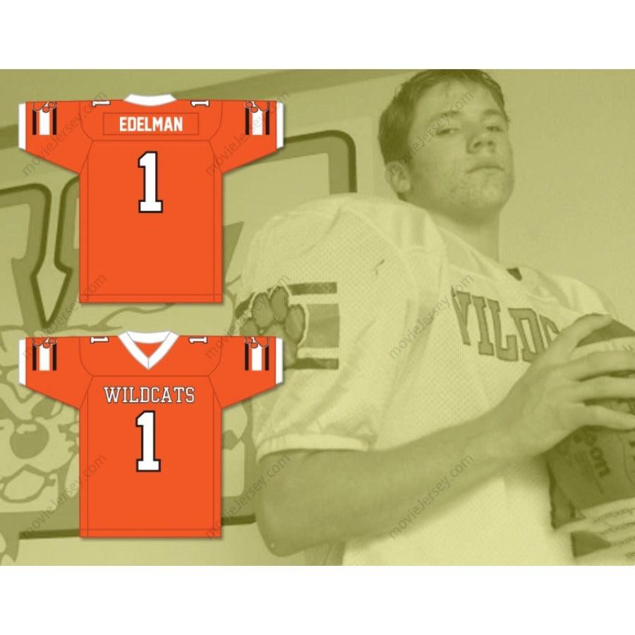 CUSTOM WILDCATS JULIAN EDELMAN 1 HIGH SCHOOL FOOTBALL JERSEY Stitched S-6XL