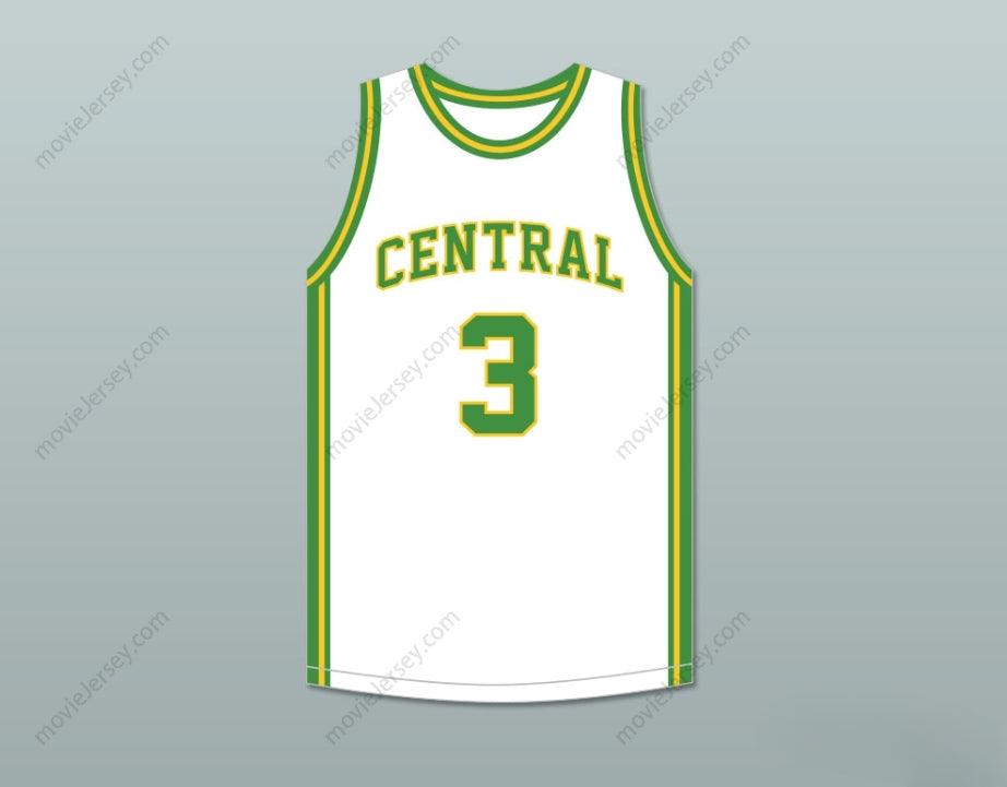 CUSTOM ANY Name Number BEN WALLACE 3 CENTRAL HIGH SCHOOL HAYNEVILLE LIONS WHITE BASKETBALL JERSEY Top Stitched S-6XL