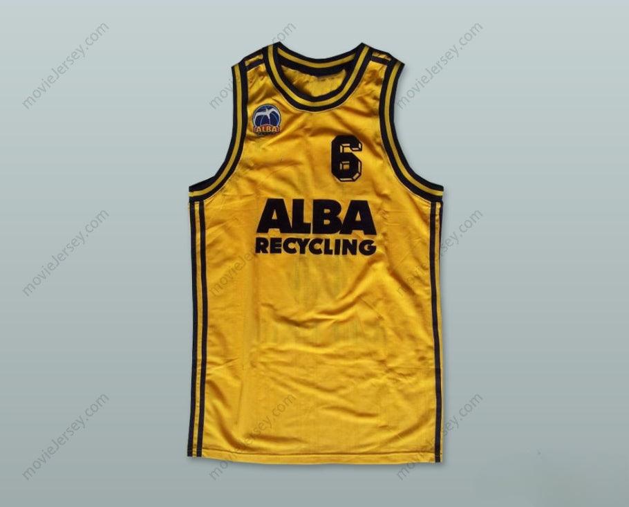 CUSTOM ANY Name Number KIWANE GARRIS 6 ALBA BERLIN BASKETBALL JERSEY Top Stitched S-6XL