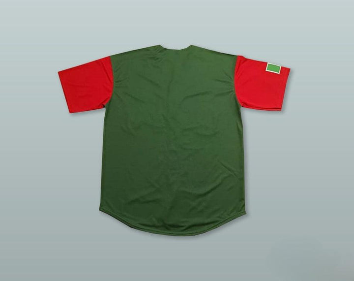 Custom Any Name Number MEXICO GREEN BASEBALL JERSEY Top Stitched S-6XL