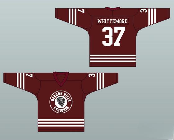 Custom Any Name Number Jackson Whittemore 37 Beacon Hills Cyclones Hockey Jersey Teen Wolf TV Series Top Stitched S-6XL