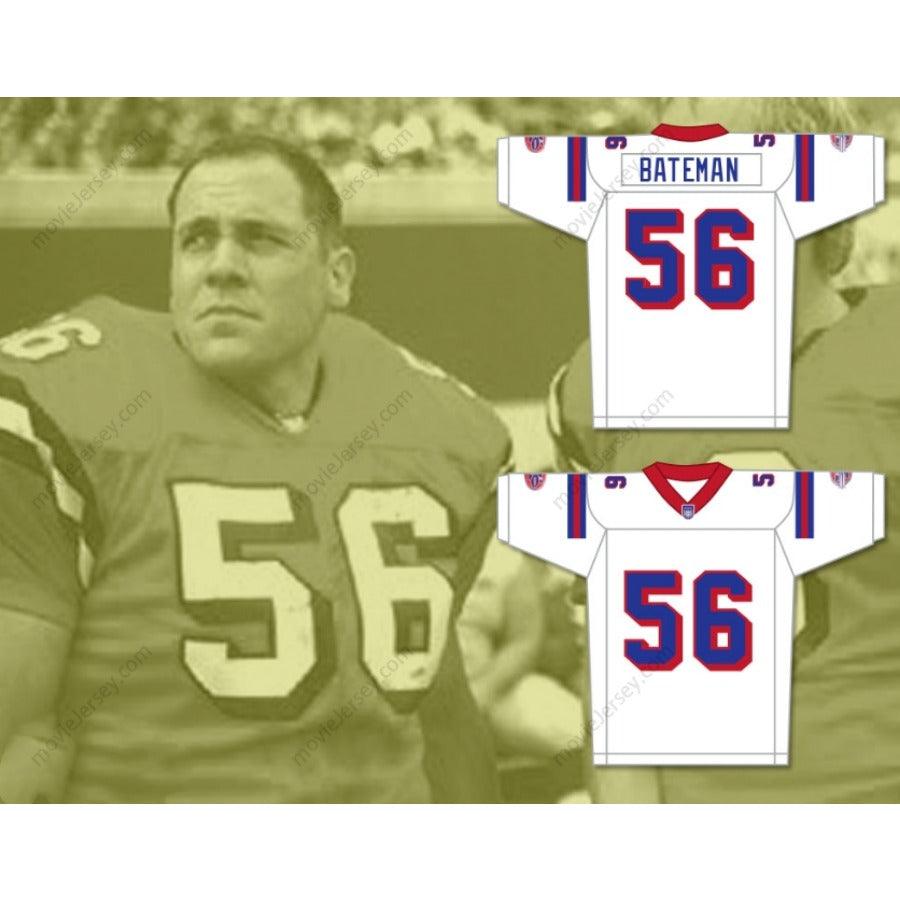 CUSTOM ANY Name Number JON FAVREAU DANIEL BATEMAN 56 WASHINGTON SENTINELS AWAY Football Jersey Top Stitched S-6XL