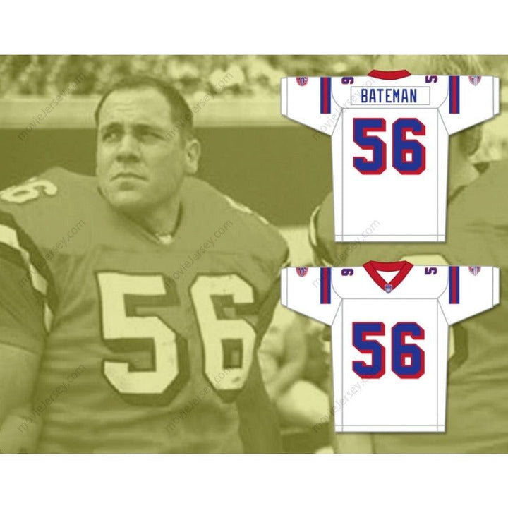CUSTOM ANY Name Number JON FAVREAU DANIEL BATEMAN 56 WASHINGTON SENTINELS AWAY Football Jersey Top Stitched S-6XL