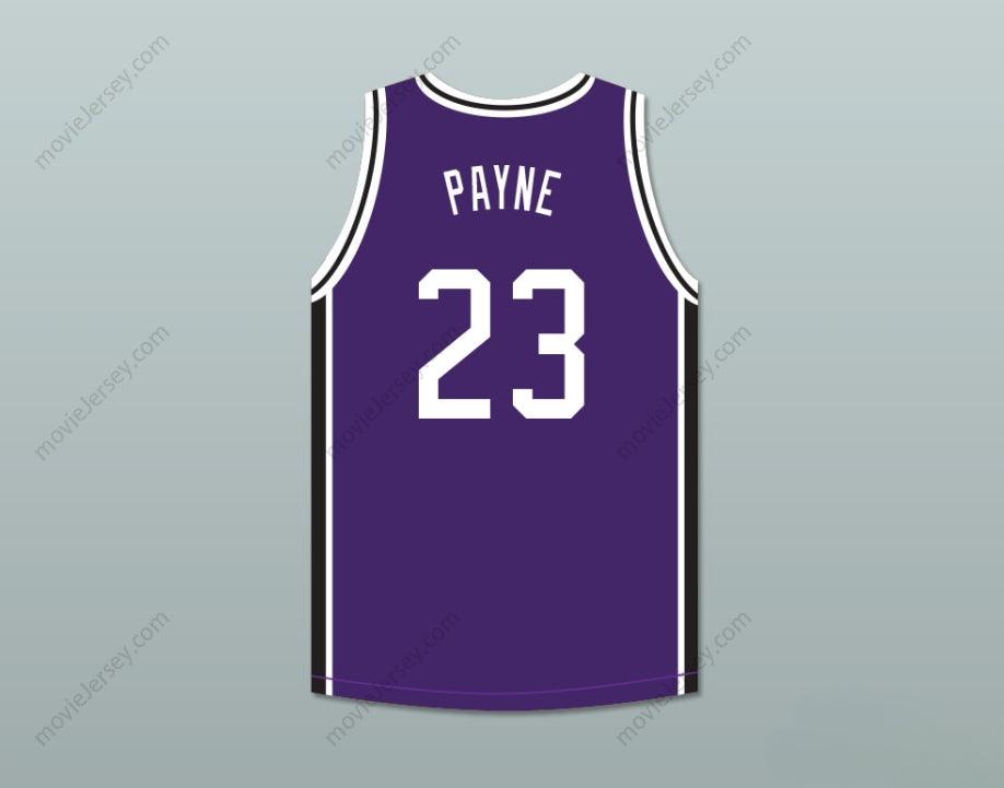 CUSTOM ANY Name Number MARTIN PAYNE 23 MORRIS BROWN COLLEGE PURPLE BASKETBALL JERSEY WITH MARTIN PATCH Top Stitched S-6XL