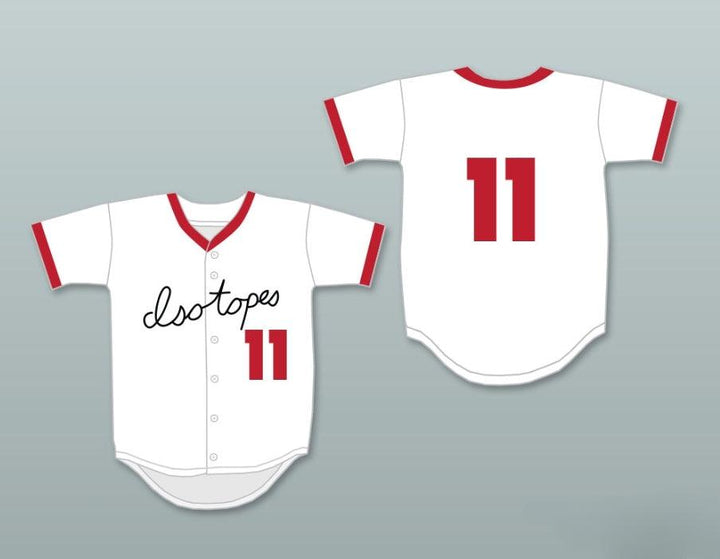 Custom Any Name Number FISHBONE WALKER 11  ISOTOPES BASEBALL JERSEY Top Stitched S-6XL