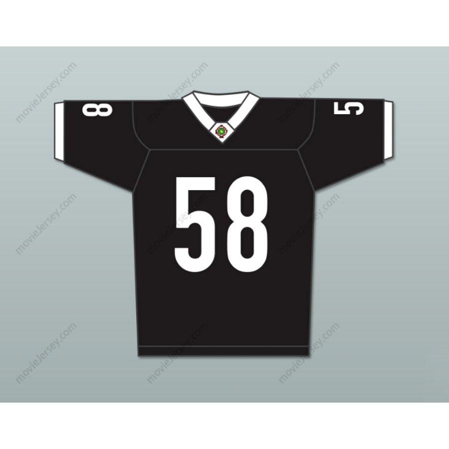 CUSTOM ANY Name Number LUTHER SHARK LAVAY 58 MIAMI SHARKS WHITE TRIM Football Jersey Top Stitched S-6XL