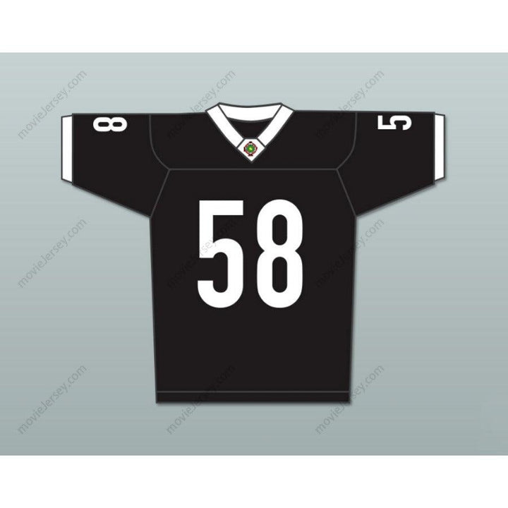 CUSTOM ANY Name Number LUTHER SHARK LAVAY 58 MIAMI SHARKS WHITE TRIM Football Jersey Top Stitched S-6XL