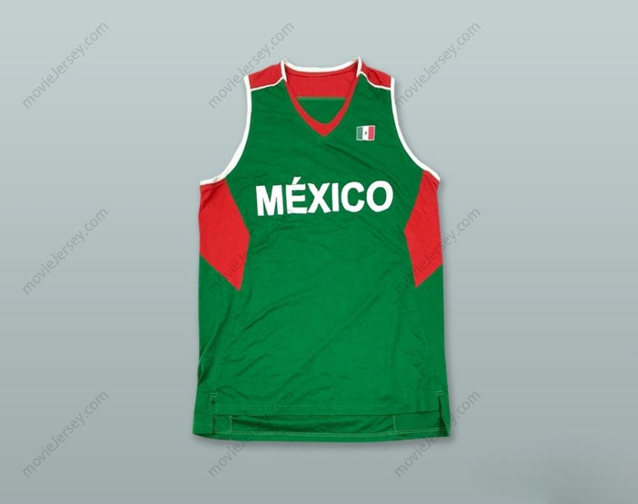 CUSTOM ANY Name Number MEXICO GREEN BASKETBALL JERSEY Top Stitched S-6XL