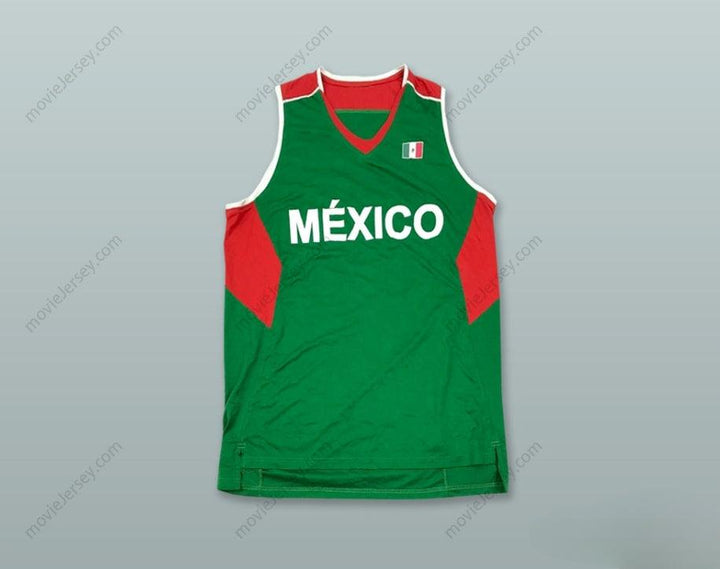CUSTOM ANY Name Number MEXICO GREEN BASKETBALL JERSEY Top Stitched S-6XL