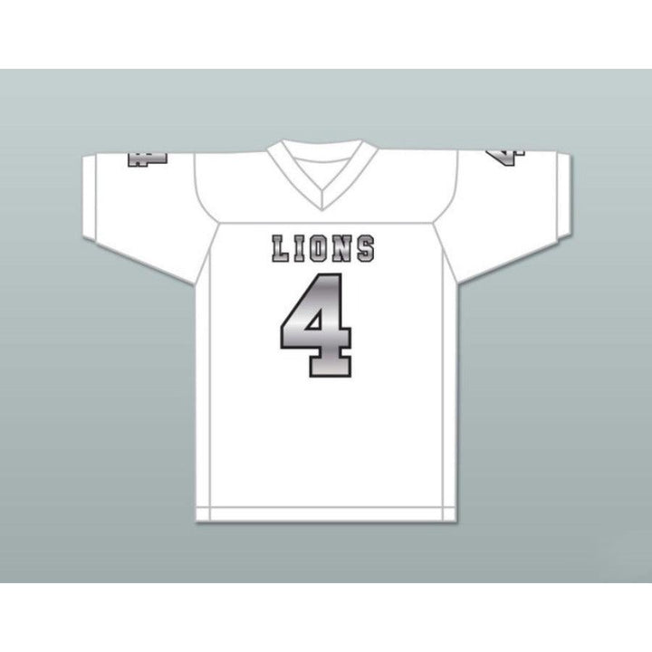 CUSTOM ANY Name Number WYATT ROBERTS 4 EMCC LIONS ALTERNATE Football Jersey Top Stitched S-6XL