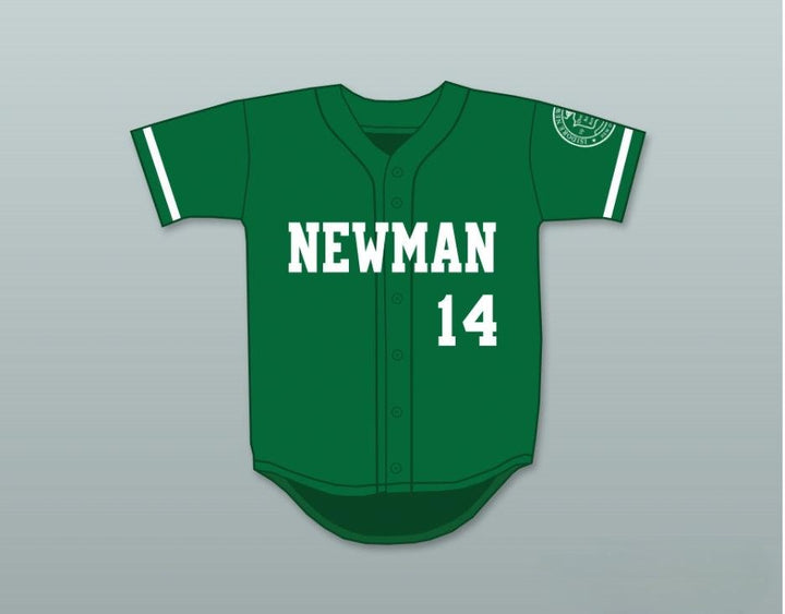 Custom Any Name Number ELI MANNING 14 ISIDORE NEWMAN HIGH SCHOOL GREEN BASEBALL JERSEY Top Stitched S-6XL