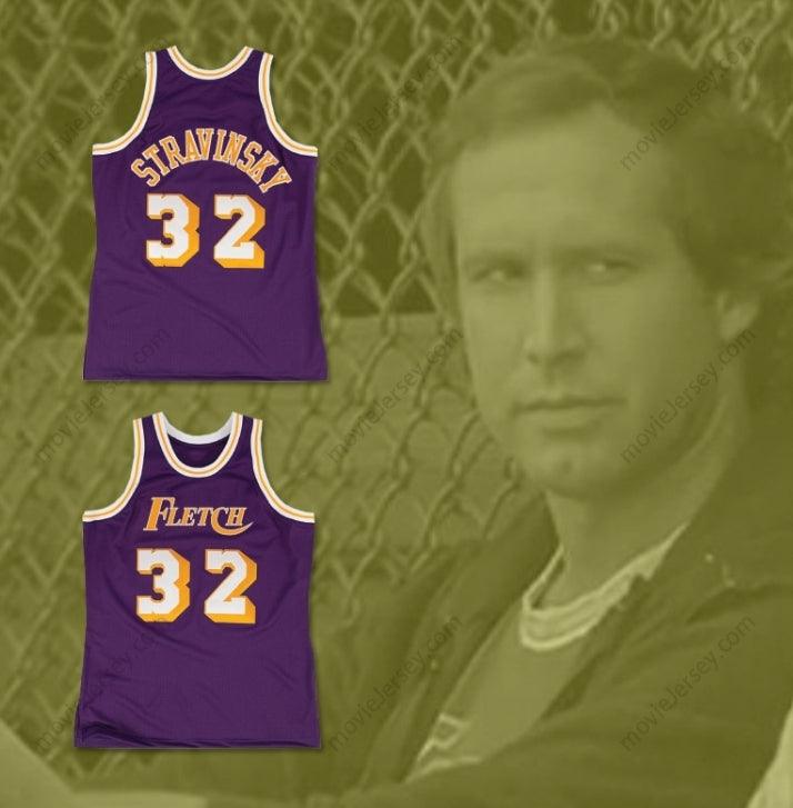 CUSTOM ANY Name Number FLETCH ALIAS SERIES IGOR STRAVINSKY 32 BASKETBALL JERSEY Top Stitched S-6XL