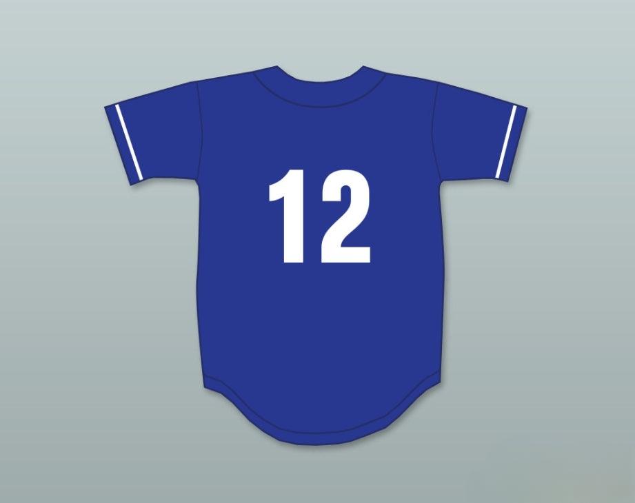Custom Any Name Number NOLAN ARENADO 12 EL TORO HIGH SCHOOL CHARGERS BLUE BASEBALL JERSEY 1 Top Stitched S-6XL
