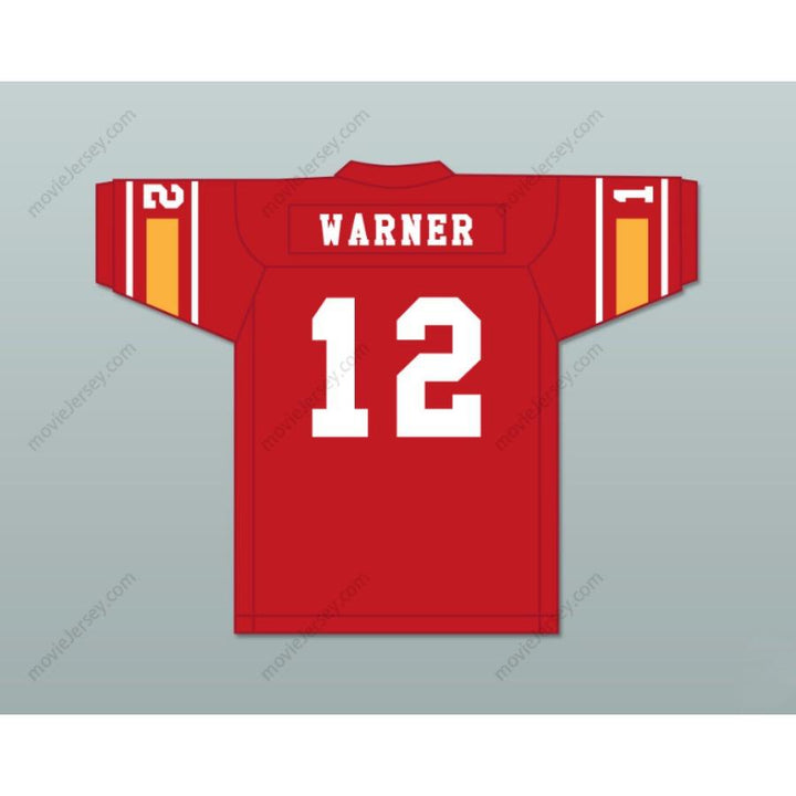 CUSTOM ANY Name Number KURT WARNER 12 REGIS CATHOLIC HIGH SCHOOL FOOTBALL JERSEY Top Stitched S-6XL