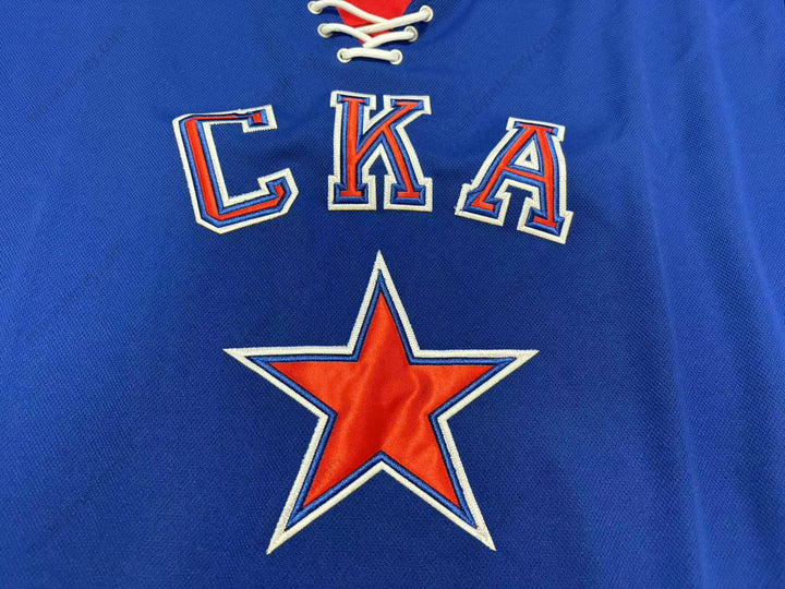 Custom Any Name Number RUSSIA SKA ST. PETERSBURG KHL HOCKEY JERSEY Stitched, Top Stitched S-6XL