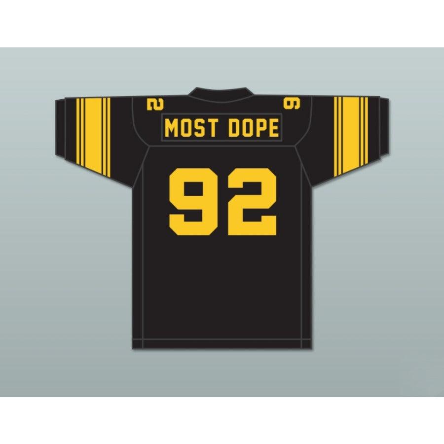 CUSTOM ANY Name Number MAC MILLER 92 MOST DOPE BLACK Football Jersey Top Stitched S-6XL