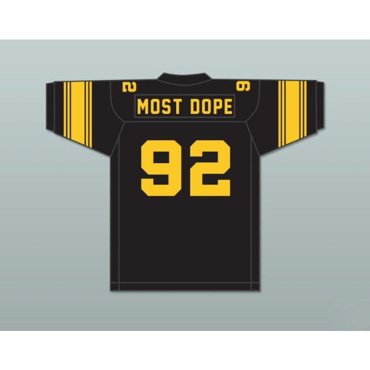 CUSTOM ANY Name Number MAC MILLER 92 MOST DOPE BLACK Football Jersey Top Stitched S-6XL