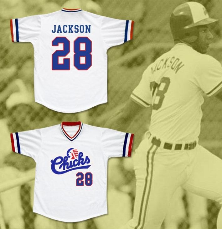 Custom Any Name Number BO JACKSON 28 BASEBALL JERSEY STITCH SEWN NEW Top Stitched S-6XL