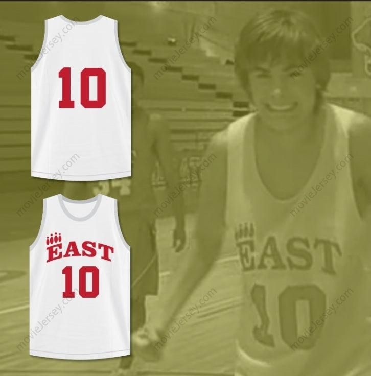 CUSTOM ANY Name Number TROY BOLTON 10 EAST HIGH SCHOOL WILDCATS WHITE PRACTICE BASKETBALL JERSEY Top Stitched S-6XL