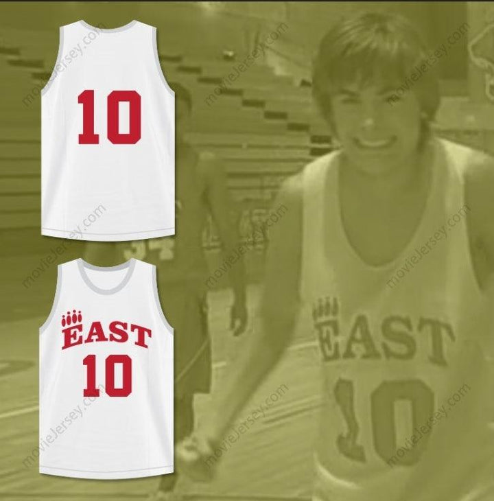 CUSTOM ANY Name Number TROY BOLTON 10 EAST HIGH SCHOOL WILDCATS WHITE PRACTICE BASKETBALL JERSEY Top Stitched S-6XL