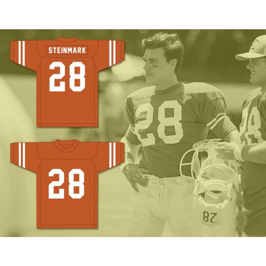 CUSTOM ANY Name Number FREDDIE STEINMARK 28 TEXAS LONGHORNS Football Jersey Top Stitched S-6XL