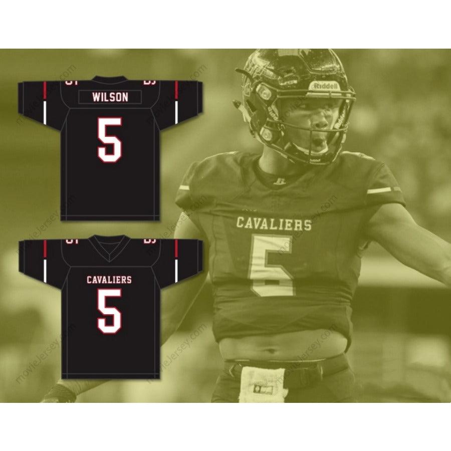 CUSTOM ANY Name Number GARRETT WILSON 5 LAKE TRAVIS HIGH SCHOOL CAVALIERS Football Jersey Top Stitched S-6XL