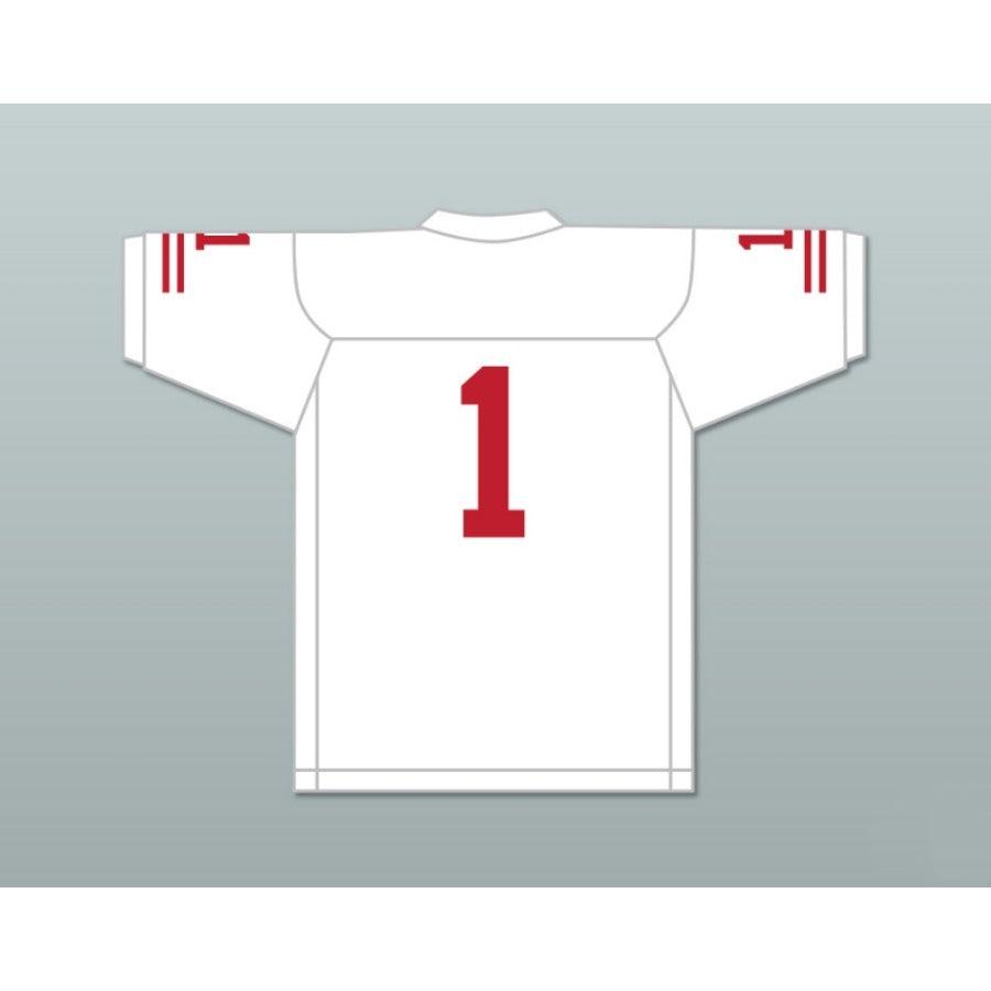 CUSTOM ANY Name Number DJ LAW 1 EMCC LIONS FOOTBALL JERSEY INCLUDES PATCHES Top Stitched S-6XL