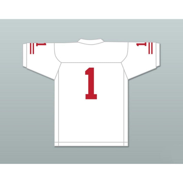 CUSTOM ANY Name Number DJ LAW 1 EMCC LIONS FOOTBALL JERSEY INCLUDES PATCHES Top Stitched S-6XL