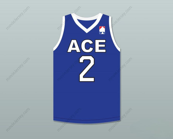 CUSTOM ANY Name Number BDOT 2 ACE FAMILY CHARITY BLUE BASKETBALL JERSEY Top Stitched S-6XL