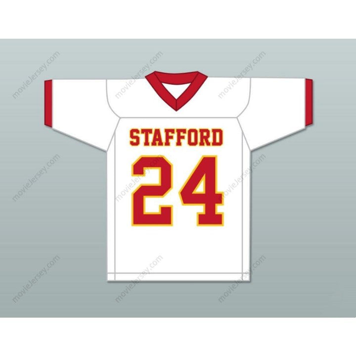 CUSTOM ANY Name Number JALEN PITRE 24 STAFFORD HIGH SCHOOL SPARTANS Football Jersey Top Stitched S-6XL