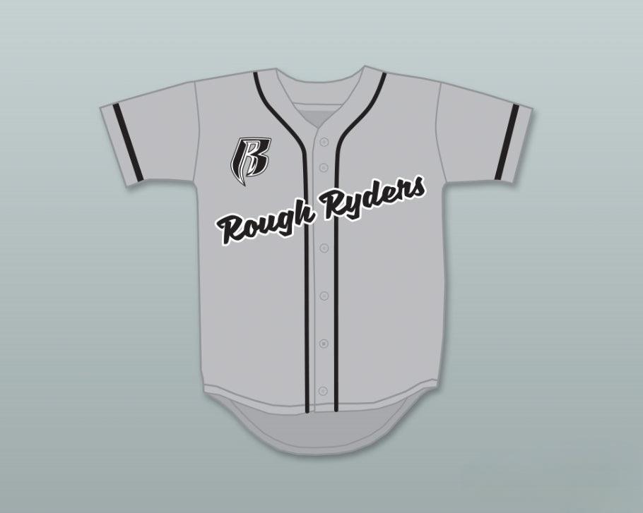 Custom Any Name Number DMX 84 ROUGH RYDERS GRAY BASEBALL JERSEY Top Stitched S-6XL
