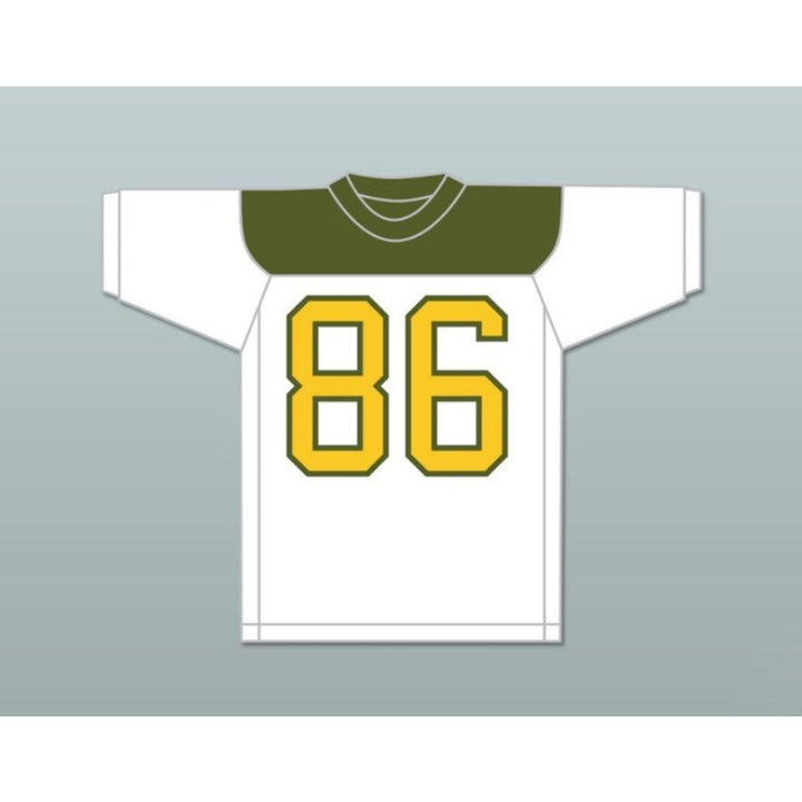 CUSTOM ANY Name Number MICK JAGGER 86 WHITE FOOTBALL JERSEY Top Stitched S-6XL