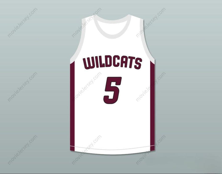 CUSTOM ANY Name Number PATRICK MAHOMES 5 WHITEHOUSE HIGH SCHOOL WILDCATS WHITE BASKETBALL JERSEY 2 Top Stitched S-6XL