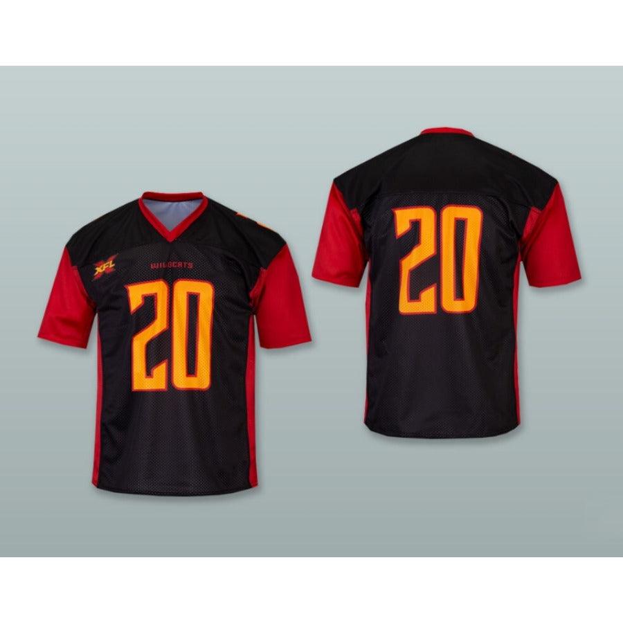 CUSTOM ANY Name Number LOS ANGELES 20 HOME BLACK Football Jersey Top Stitched S-6XL