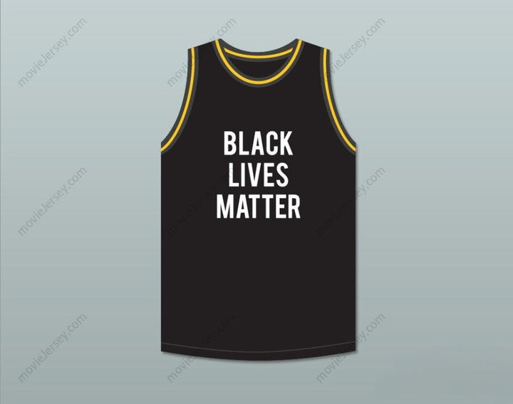 CUSTOM ANY Name Number GEORGE FLOYD 46 BLACK LIVES MATTER BASKETBALL JERSEY Top Stitched S-6XL