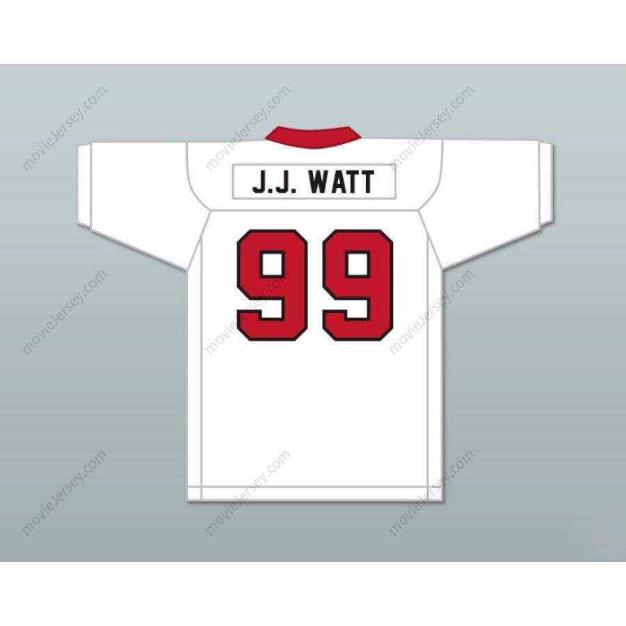 CUSTOM ANY Number WHITE JJ WATT 99 HIGH SCHOOL PIRATES FOOTBALL JERSEY