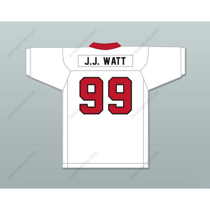 CUSTOM ANY Number WHITE JJ WATT 99 HIGH SCHOOL PIRATES FOOTBALL JERSEY