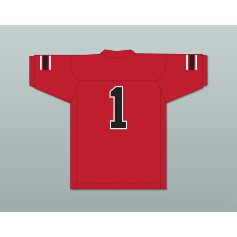 CUSTOM ANY Name Number DJ LAW 1 EMCC LIONS FOOTBALL JERSEY INCLUDES PATCHES Top Stitched S-6XL