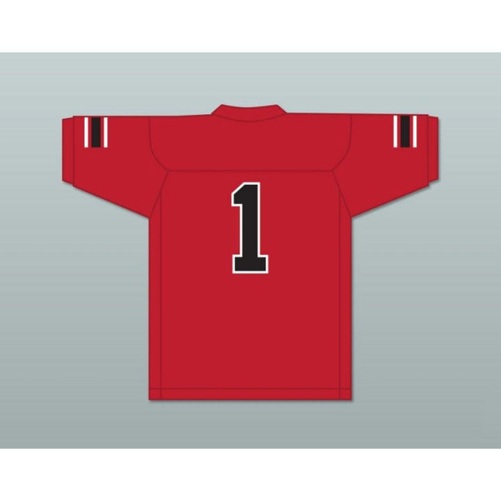 CUSTOM ANY Name Number DJ LAW 1 EMCC LIONS FOOTBALL JERSEY INCLUDES PATCHES Top Stitched S-6XL
