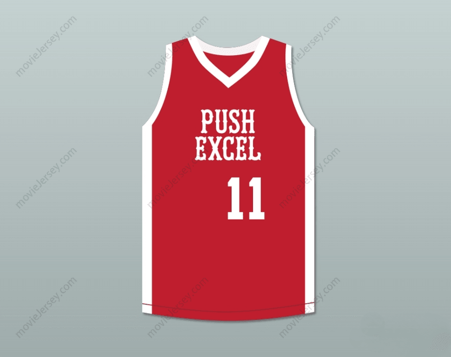 CUSTOM ANY Name Number WES MATTHEWS 11 PUSH EXCEL PRO BASKETBALL CLASSIC RED BASKETBALL JERSEY 1985 CHARITY EVENT Top Stitched S-6XL