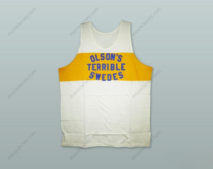 CUSTOM ANY Name Number 1925 OLSON'S TERRIBLE SWEDES 7 BASKETBALL JERSEY Top Stitched S-6XL