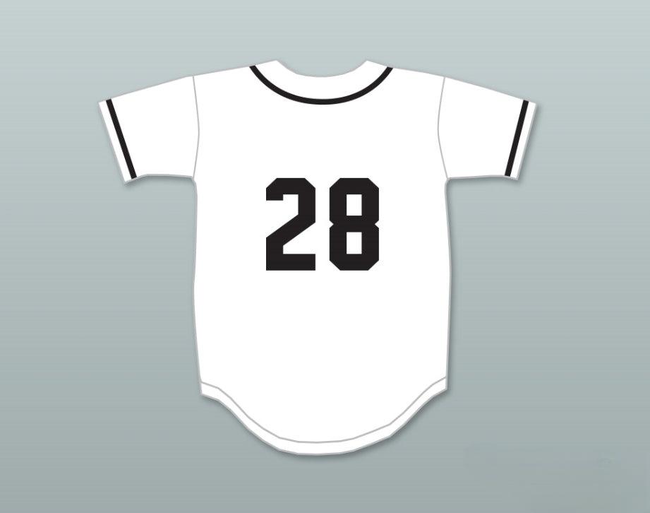 Custom Any Name Number TONE-LOC 28 SALAMANDERS BASEBALL JERSEY 1ST ANNUAL ROCK N' JOCK DIAMOND DERBY 1990 Top Stitched S-6XL
