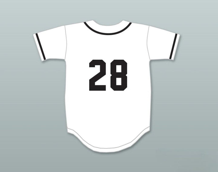 Custom Any Name Number TONE-LOC 28 SALAMANDERS BASEBALL JERSEY 1ST ANNUAL ROCK N' JOCK DIAMOND DERBY 1990 Top Stitched S-6XL