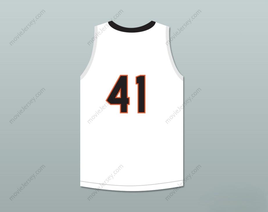 CUSTOM ANY Name Number ANDRE IGUODALA 41 LANPHIER HIGH SCHOOL LIONS WHITE BASKETBALL JERSEY 1 Top Stitched S-6XL