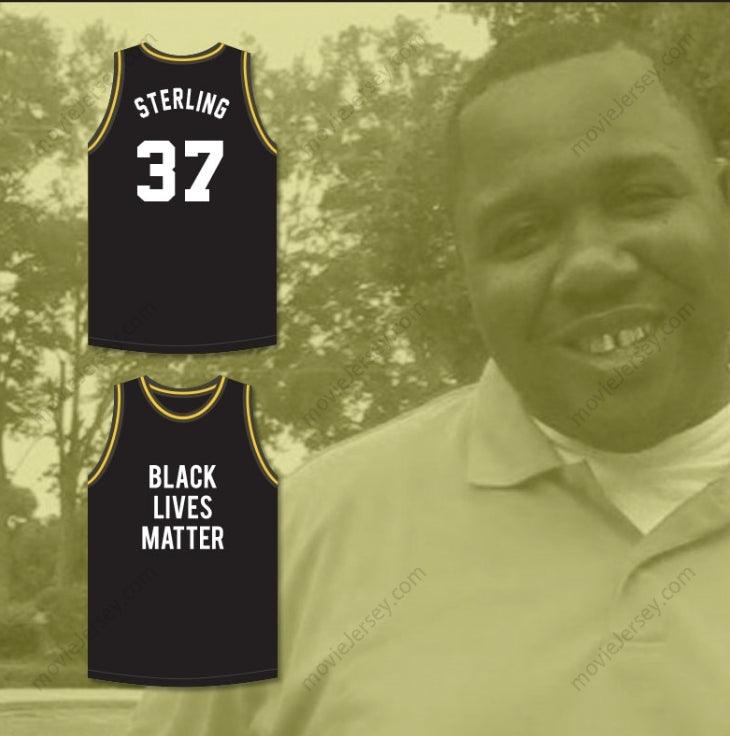 CUSTOM ANY Name Number ALTON STERLING 37 BLACK LIVES MATTER BASKETBALL JERSEY Top Stitched S-6XL