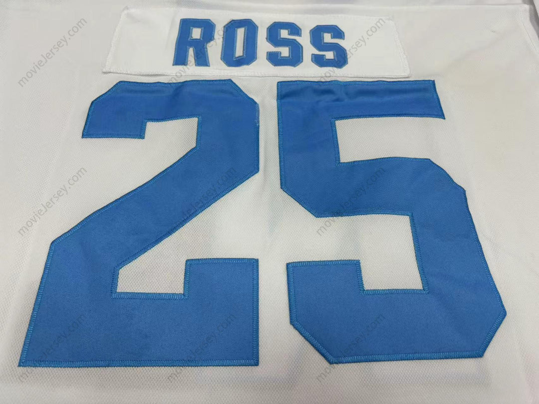 Custom Any Name Number DANNY ROSS 25 LE NATIONAL DE QUÉBEC WHITE HOCKEY JERSEY- LANCE ET COMPTE (HE SHOOTS, HE SCORES) Stitched Top Stitched S-6XL